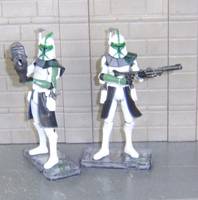 Arc Trooper Green (Star Wars Clone Wars) Custom Action Figure
