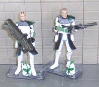 Arc Trooper Green (Star Wars Clone Wars) Custom Action Figure