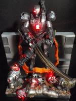 Electrical War Machine 2 W Custom Base (Iron Man 2) Custom Action Figure