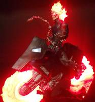 Marvel Legends Custom Ghost Rider and Motorcycle (Marvel Legends) Custom Action Figure