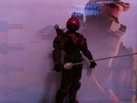 Shadows of Darkness Shadow Fire Infected Wolf Trait (Halo) Custom Action Figure