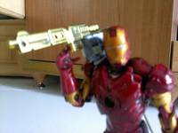 Iron Man Shoulder Gun Type 1(plus 10% Battle Damaged) (Iron Man) Custom Action Figure