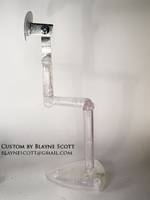 Comic Book Word Balloon Stand ("V") Custom Action Figure