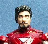1:18 Scale Iron Man Unmasked (Iron Man 2) Custom Action Figure