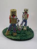 The Walking Dead's Michonne and "Friends" (Walking Dead) Custom Miniature / Figurine