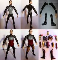 Tony Stark under Suit Armor - Ironman Mark III Removable Armor Ironman Movie Marvel Figure (Iron Man) Custom Action Figure