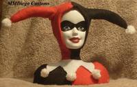 Harley Quinn Bust 9x14in. (Batman Animated) Custom Statue / Bust