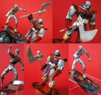 Terrax VS Zombie Surfer (Marvel Universe) Custom Action Figure