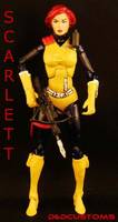 Scarlett Marvel Legends Style (G.I. Joe) Custom Action Figure