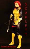 Scarlett Marvel Legends Style (G.I. Joe) Custom Action Figure