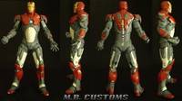 Ultimate Iron Man (Iron Man) Custom Action Figure