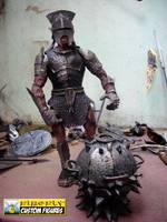Urukhai Sapper with Helm's Deep Bomb (Lord of the Rings) Custom Action Figure
