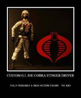 Cobra Stinger Driver Marvel Legends Style Action Figure (G.I. Joe) Custom Action Figure