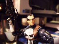 The Punisher (Quickie Head Swap) (Marvel Universe) Custom Action Figure