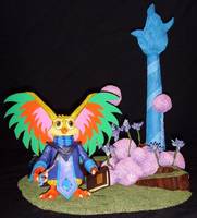 Kowl with Whispering Woods Diorama (Masters of the Universe) Custom Diorama / Playset