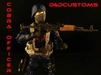 Cobra Officer Red Logo Marvel Legends Style (G.I. Joe) Custom Action Figure
