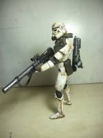Battle Damaged Storm Trooper (Star Wars) Custom Action Figure