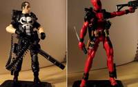 Punisher and Deadpool (Marvel Universe) Custom Action Figure