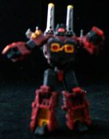 G1 Style Rumble with Ground Pounders (Transformers) Custom Miniature / Figurine