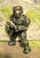 Red Team Leader (Halo Mini Figures) (Halo) Custom Miniature / Figurine