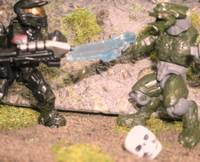 Red Team Leader (Halo Mini Figures) (Halo) Custom Miniature / Figurine