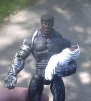 Marvel Zombies Black Panther with Robotic Arm & Leg (Marvel Legends) Custom Action Figure
