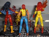 Spider-Woman(Jessica Drew) & Angelica Jones a.K.a Firestar!! (Marvel Universe) Custom Action Figure