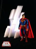 Superman: the Movie | Fortress of Solitude Console Mini Display (Movie Masters) Custom Action Figure