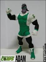 GL Adam (Green Lantern) Custom Action Figure