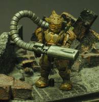 Halo Mega Bloks Spartan: Famine (Halo) Custom Miniature / Figurine