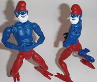 Nightcrawler (as Papa Smurf) (Marvel Legends) Custom Action Figure