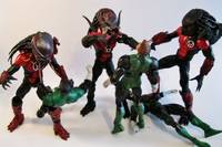 Red Lantern Corps - Berserker Predator (Green Lantern) Custom Action Figure