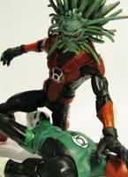 Red Lantern Corps - B' Lackart (Green Lantern) Custom Action Figure