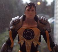 Earth Prime SuperBoy form Sinestro Corps (DC Direct) Custom Action Figure