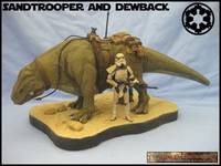 Sandtrooper and Dewback (Star Wars) Custom Action Figure