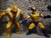 Marvel Handful of Heroes: Beast,Sabretooth,Wolverine,Colossus,and the Unstoppable Colossus! (Marvel) Custom Miniature / Figurine