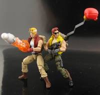 Metal Slug Marco and Tarma (G.I. Joe) Custom Action Figure