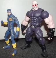 Strong Guy and Cyclops (Marvel) Custom Action Figure