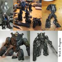 Wasteland: Reaper-Class Cyborg Unit (Original) Custom Action Figure