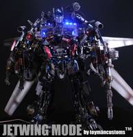 Ultimate Power up Optimus Prime (Transformers) Custom Action Figure