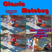 Classic Motobug (Sonic) Custom Miniature / Figurine