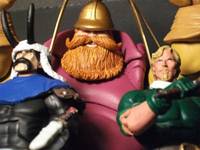 Volstagg and Warriors 3 (Marvel Legends) Custom Action Figure