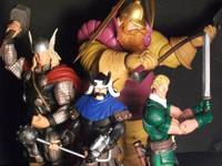 Volstagg and Warriors 3 (Marvel Legends) Custom Action Figure
