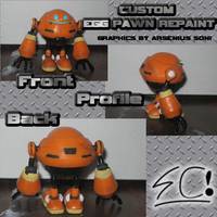 Egg Pawn (Sonic) Custom Miniature / Figurine