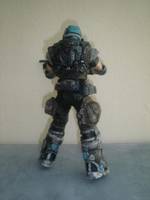 Lucas Carr ( Gears of War Fan Fic.) (Gears Of War) Custom Action Figure