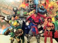 Battle Chasers (Garrison, Red Monika, Gully, Knolan & Calibretto) (Marvel Universe) Custom Action Figure