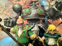 Battle Chasers (Garrison, Red Monika, Gully, Knolan & Calibretto) (Marvel Universe) Custom Action Figure