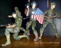WWII Captain America and Commandos (Marvel Legends) Custom Action Figure