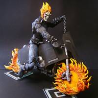 Ghost Rider with Hellbike Marvel Icons (Marvel Icon) Custom Action Figure