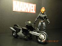 Ghostrider( Danny Ketch) and Motorcycle (Marvel Universe) Custom Action Figure